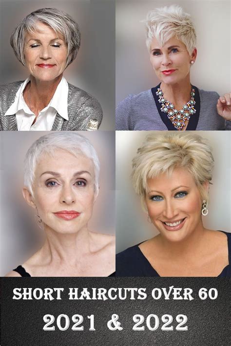 Short Haircuts For Older Women Over 60 In 2021 2022 In 2021 Short