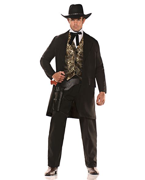 Western Gunfighter Costume For Carnival Horror