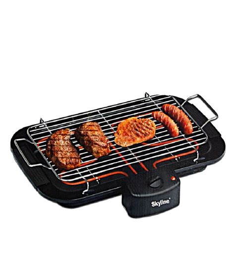 Baking surface:56.5x37cm grill plate equipped with stand can also be used as table model adjustable thermostat controller with indicator light wind screen detachable heating element drip tray that can very much be your reality with the electric bbq barbecue grill (ppq2020). Skyline Electric Multipurpose Barbeque Grill Price in ...