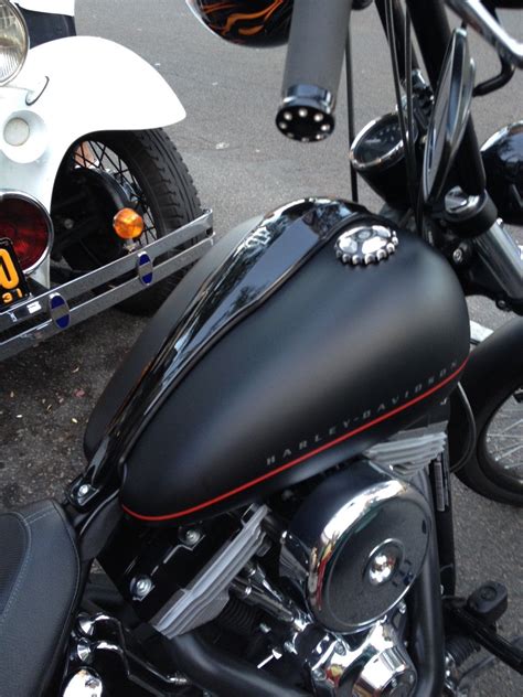 Didn't look like it had been used for a long time. Check out the FLAT Black Paint job on this Harley ...