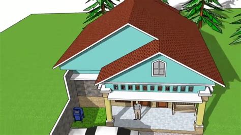 Contoh Desain Rumah Sketchup Cek Bahan Bangunan Hot Sex Picture