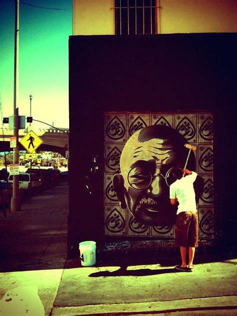 Artist Cryptik Gandhi Location Los Angeles Usa Urban Art