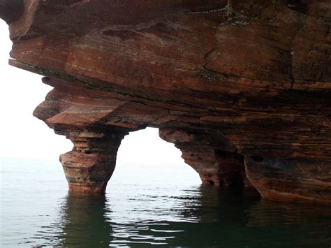 Raydiance Devils Island And Sand Island Sandstone Sea Caves