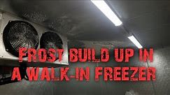 Frost build up in a walk-in freezer Part 1