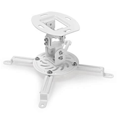 Universal Low Profile Ceiling Projector Mount White By Mount Factory