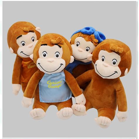 Buy Stuffed And Plush 30cm Curious George Monkey Cartoon