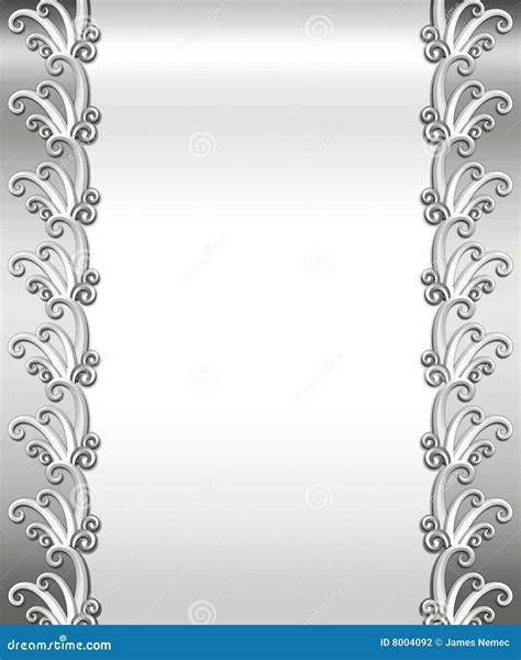 Metallic Art Deco Frame Stock Illustration Illustration Of Metal 8004092