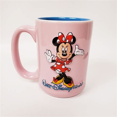 Disney Dining Minnie Mouse Coffee Mug Cup Walt Disney World 3d