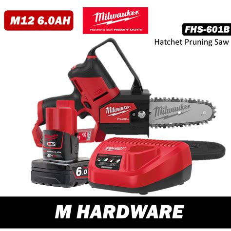 Milwaukee Fhs B Fhs X M Fuel Hatchet Pruning Saw Cordless Chainsaw Shopee Malaysia