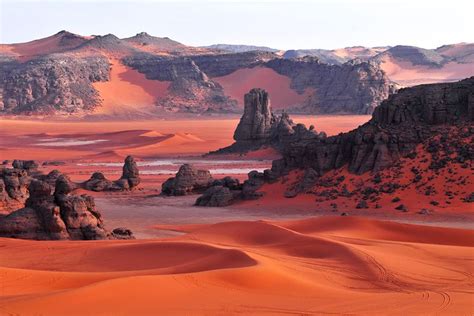 Tassili Najjer National Park Algeria Paysage Algerie Sahara