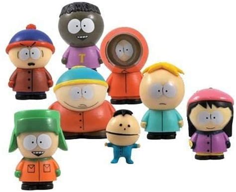 South Park Collectible Figurines Set Of 4 Pcs 1 Inch Tall Etsy Uk