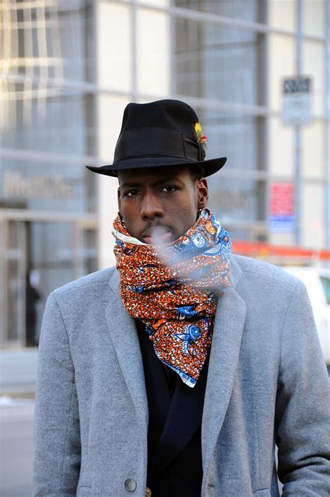 A Patterned Scarf Makes The Outfit Mens Scarf Fashion Well Dressed