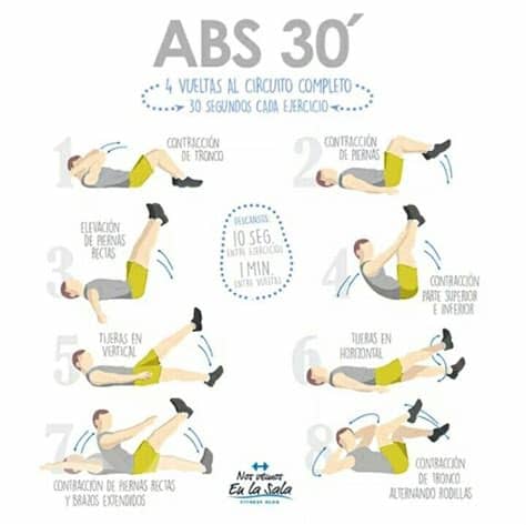 El objetivo es arrancar haciendo 60 abdominales para llegar a 250. Tabla abdominales 30 minutos … | Elevaciones de piernas ...