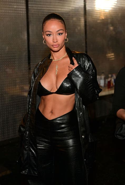 Draya Gives Body In A Crystal Romper On The Lace By Tanaya Runway Show