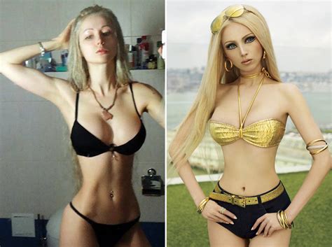 Human Barbie Valeria Lukyanova Shares Makeup Free Bikini Selfie Toofab Com