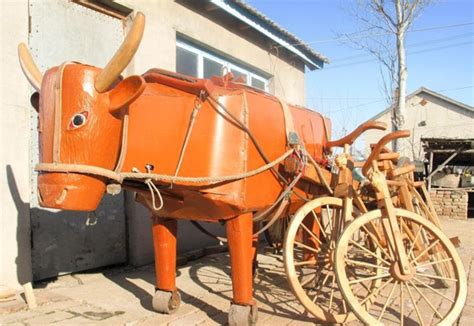 Legendary Wooden Ox Model