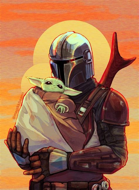 Available in hd, 4k and 8k resolution for desktop and mobile. Yoda an mandalorian wallpaper by 0ArkWing0 - 9e - Free on ...