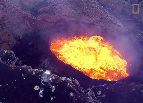 Multiple Camera Drones Were Lost For This Imagery Of A Volcanos
