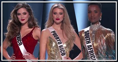 watch miss universe 2019 top 3 contenders amaze viewers in final word round abs cbn entertainment