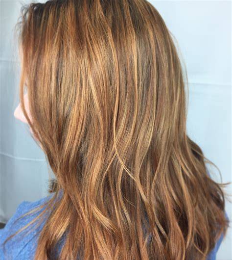 Copper Blonde Balayage Hair Hair Highlights Dark Blonde