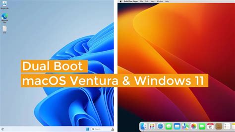 How To Dual Boot Macos 13 And Windows 11 Youtube