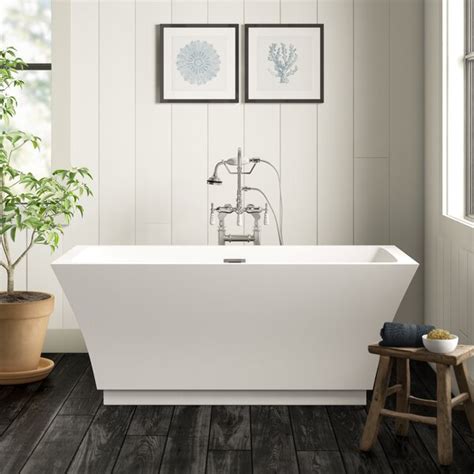 Some soaking tubs have claw. Birch Lane™ Anatoli 59" x 30" Freestanding Soaking Bathtub ...