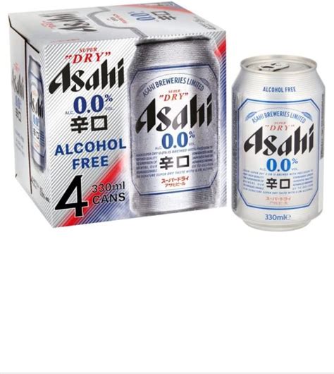Asahi Super Dry 0 Alcohol Free 24x330ml Uk Grocery