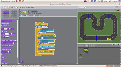 Scratch Car Game Motion Through Track Tutorials In Malyalalam