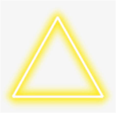 Neon Triangle Border Png Yellow Freetoedit Ps4 Triangle Square Circle