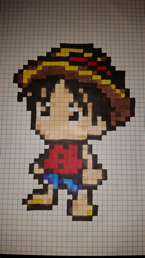 Luffy Pixel Art 31 Idées Et Designs Pour Vous Inspirer En Images