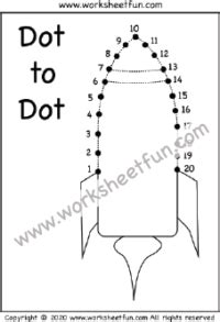 This easy dot to dot resource pack is a useful activity to give to children when they need a quiet task to keep them busy. Dot to Dot - Numbers 1-20 / FREE Printable Worksheets ...