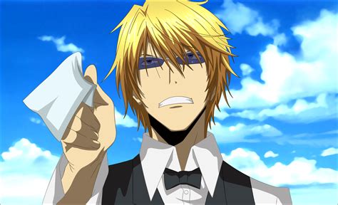 All Male Blonde Hair Cigarette Clouds Durarara Heiwajima Shizuo