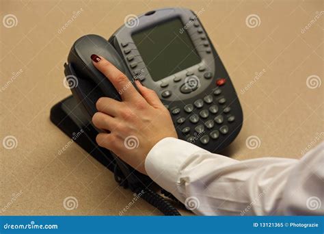 Business Woman Picking Up Phone Royalty Free Stock Photo Image 13121365
