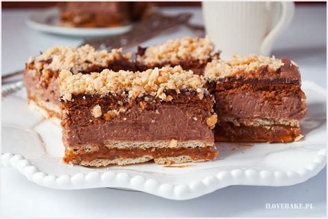Ciasto Z Orzeszkami Ziemnymi I Karmelem Bez Pieczenia - Ciasto czekoladowe z karmelem (bez pieczenia) - I Love Bake | Desserts, Brownie, Baking