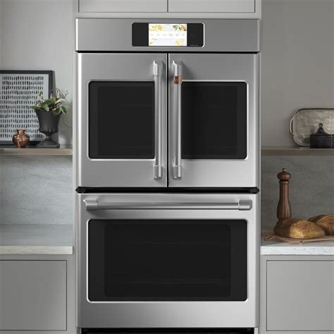 Ge Cafe 30 French Door Double Wall Oven In Stainless