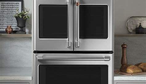 Cafe 30" French-Door Double Wall Oven in Stainless Steel | NFM