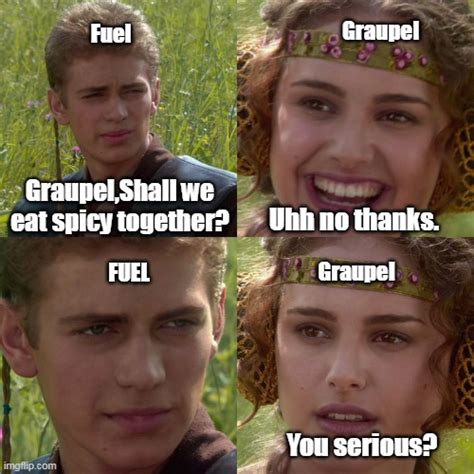 Fuel Want To Invited Graupel To Eating Spicy Food Imgflip