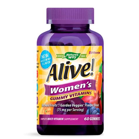 Alive Womens Gummy Vitamins 60s Natures Discount Aruba Webshop