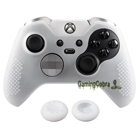 Semi Transparent Clear Rubber Gel Skin Thumb Grip For Xbox One Elite