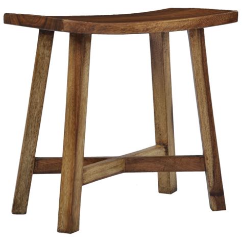 Bathroom Stool Solid Suar Wood