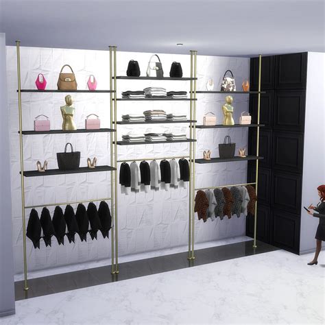 Platinumluxesims — Xplatinumxluxexsimsx Luxe Hanger And Shelving Set