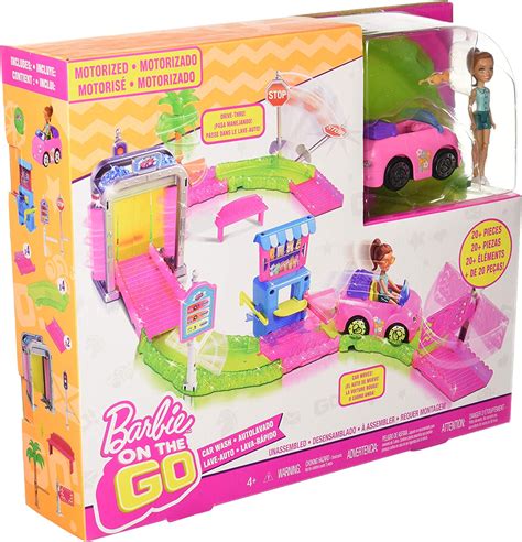 Barbie On The Go Car Wash Playsets Amazon Canada