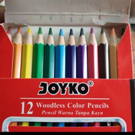 Jual Pensil Warna Isi 12 Joyko Pendek Colour Pencil Shopee Indonesia