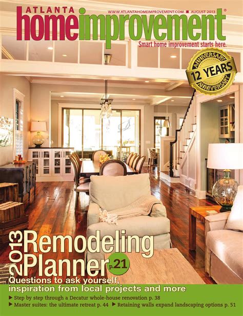 Atlanta Home Improvement 0813 By My Home Improvement Magazine Issuu