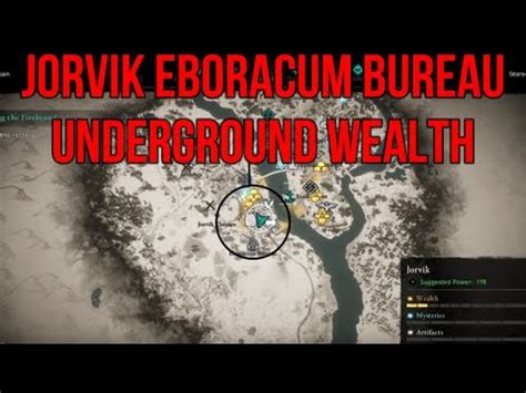 Jorvik Eboracum Bureau Underground Wealth Assassin S Creed Valhalla