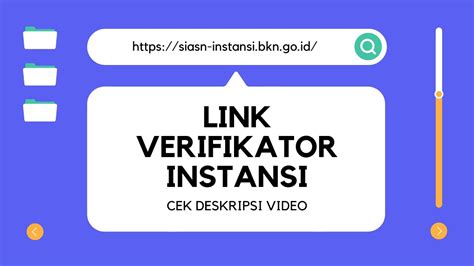 Verifikator Instansi Siasn Instansibkngoid Youtube