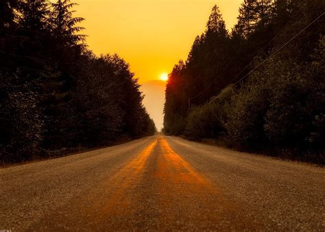 Nature Road Sunset Wallpapers Wallpaper Cave