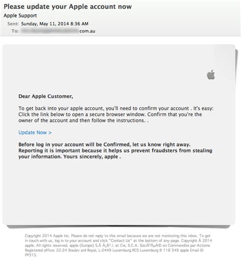 Phishing For Apple Id Accounts Scam Emails And Texts Macreports