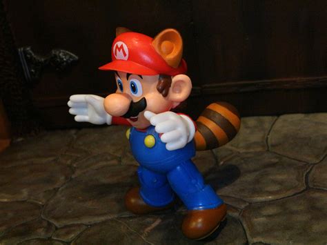 Action Figure Barbecue Action Figure Review Raccoon Mario From World