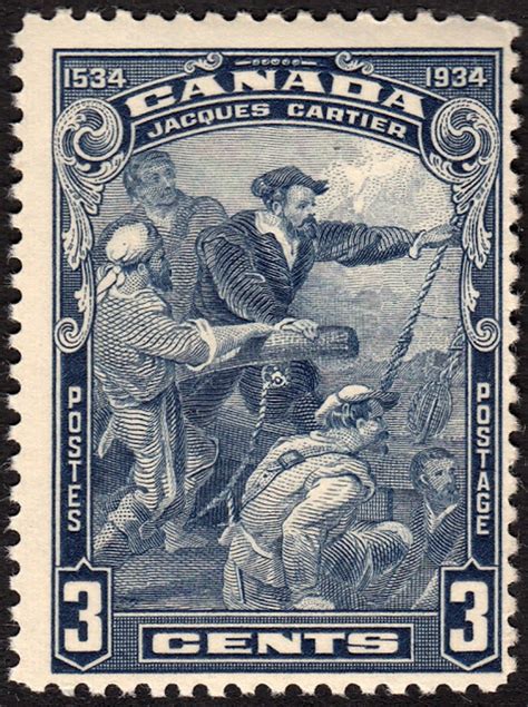french stamp engravers france 1934 jacques cartier